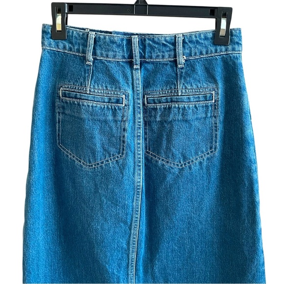 GAP Denim A-line midi vintage skirt. Size 4 - Picture 5 of 7